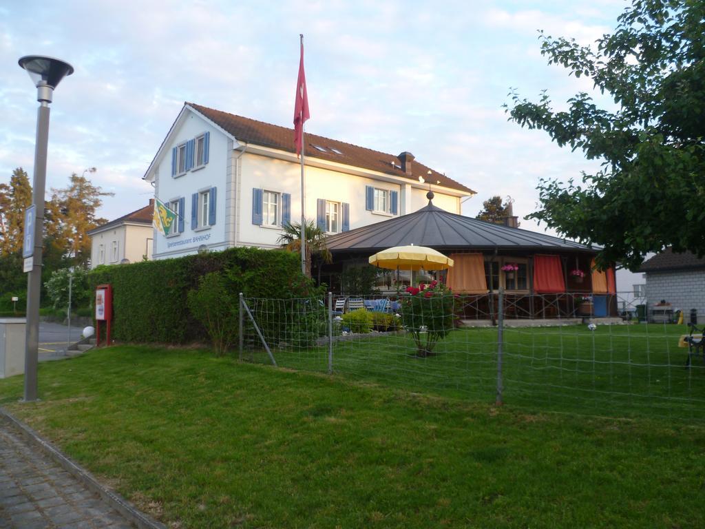 Hotel Speiserestaurant Bahnhof Güttingen Eksteriør billede
